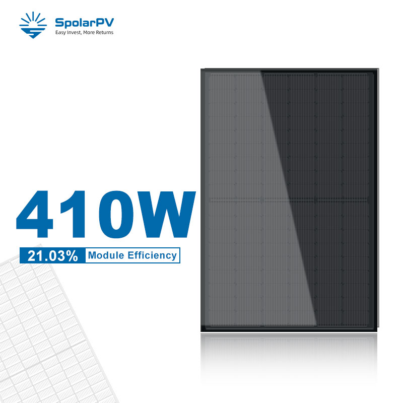 410w full black solar panel